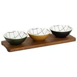 ATMOSPHERA Set apéritif 4 pièces "Family Corner" New