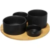 ATMOSPHERA Set apéritif 5 pièces "Modern wood" Sale