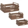 ATMOSPHERA Set de 3 cagettes