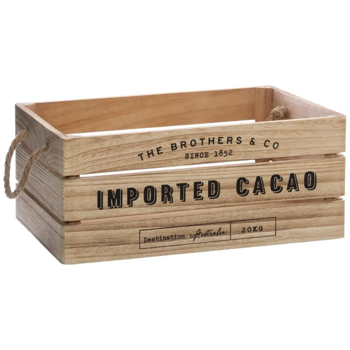ATMOSPHERA Set de 3 cagettes "Colonial" Online