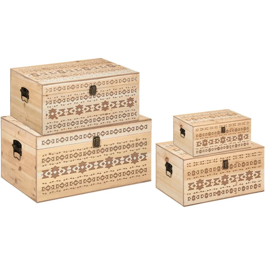 ATMOSPHERA Set de 4 malles "Hacienda" New
