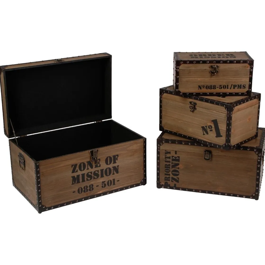 ATMOSPHERA Set de 4 malles "Rétro Factory" Sale