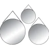 ATMOSPHERA Set de 3 miroirs ronds "Leny" Hot