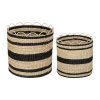 ATMOSPHERA Set de 2 paniers "Jada" Sale