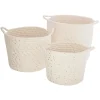 ATMOSPHERA Set de 3 paniers "Lurex" Clearance