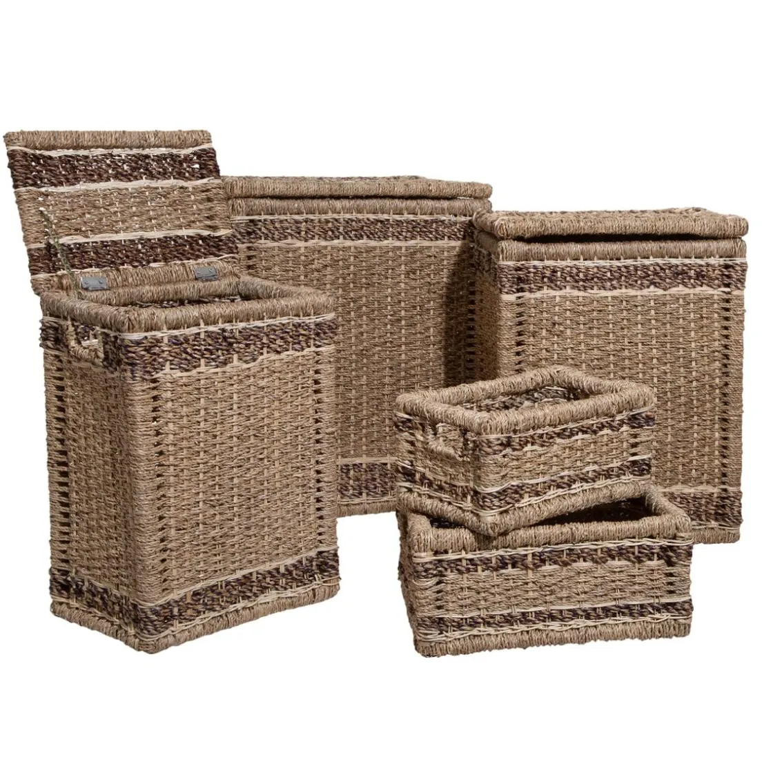 ATMOSPHERA Set de 5 paniers rectangulaires New