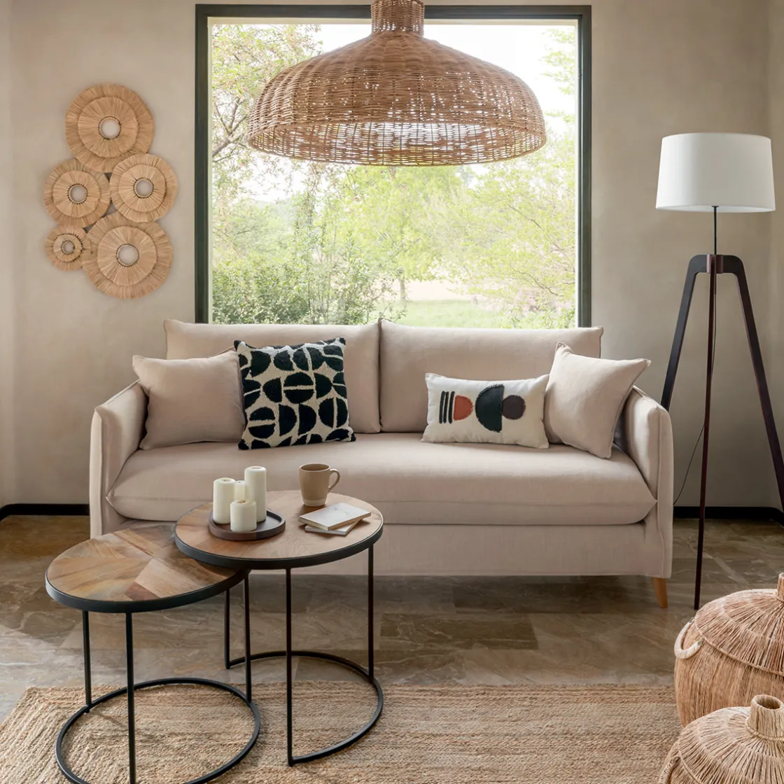 ATMOSPHERA Set de 2 paniers ronds "Balaya" Online