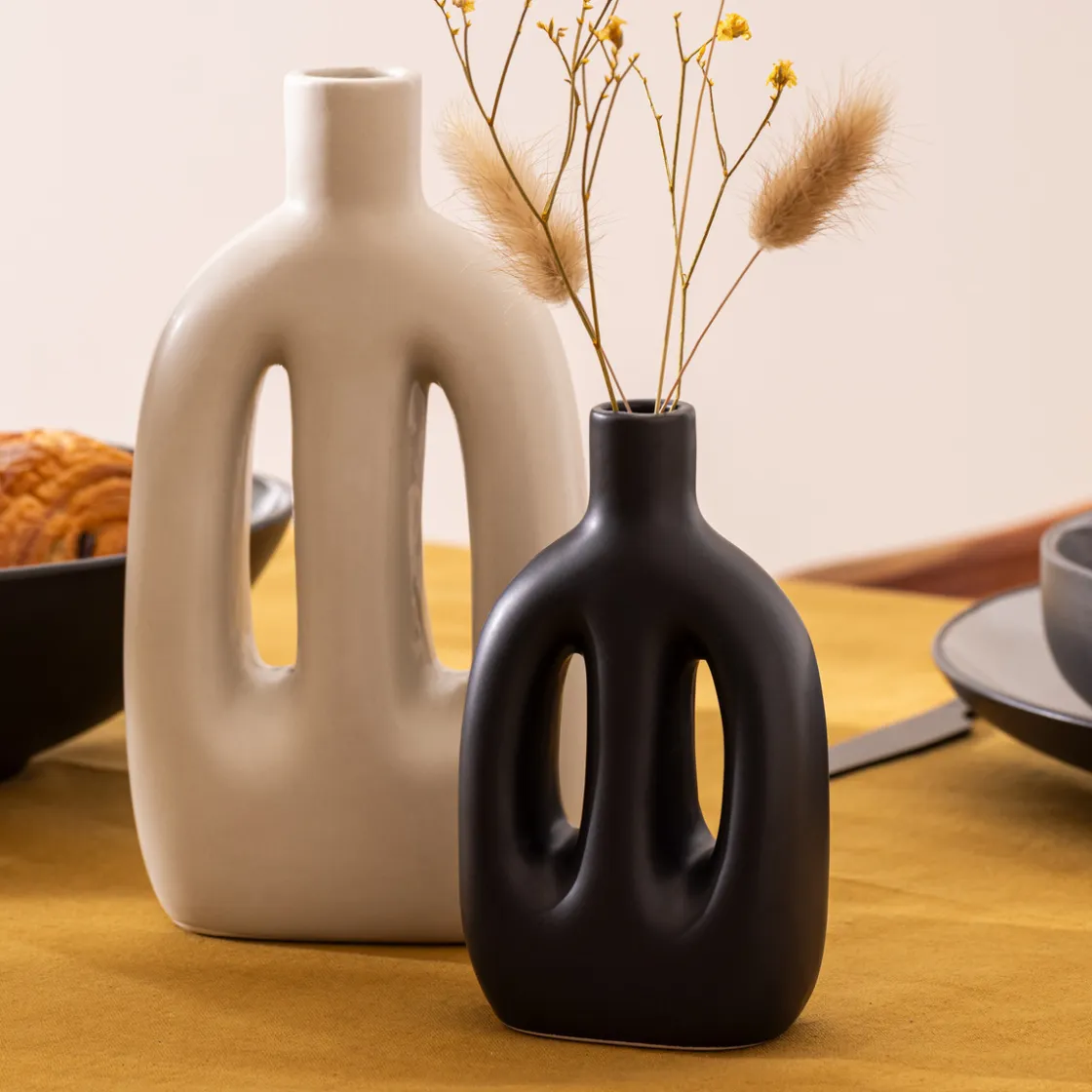 ATMOSPHERA Set de 2 vases "Inuit dreams" Outlet