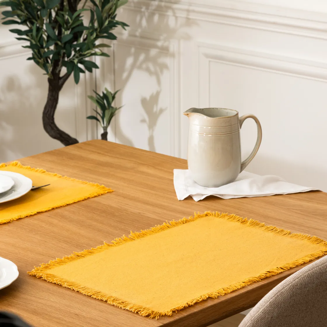 ATMOSPHERA Set de table "Maha", coton Sale