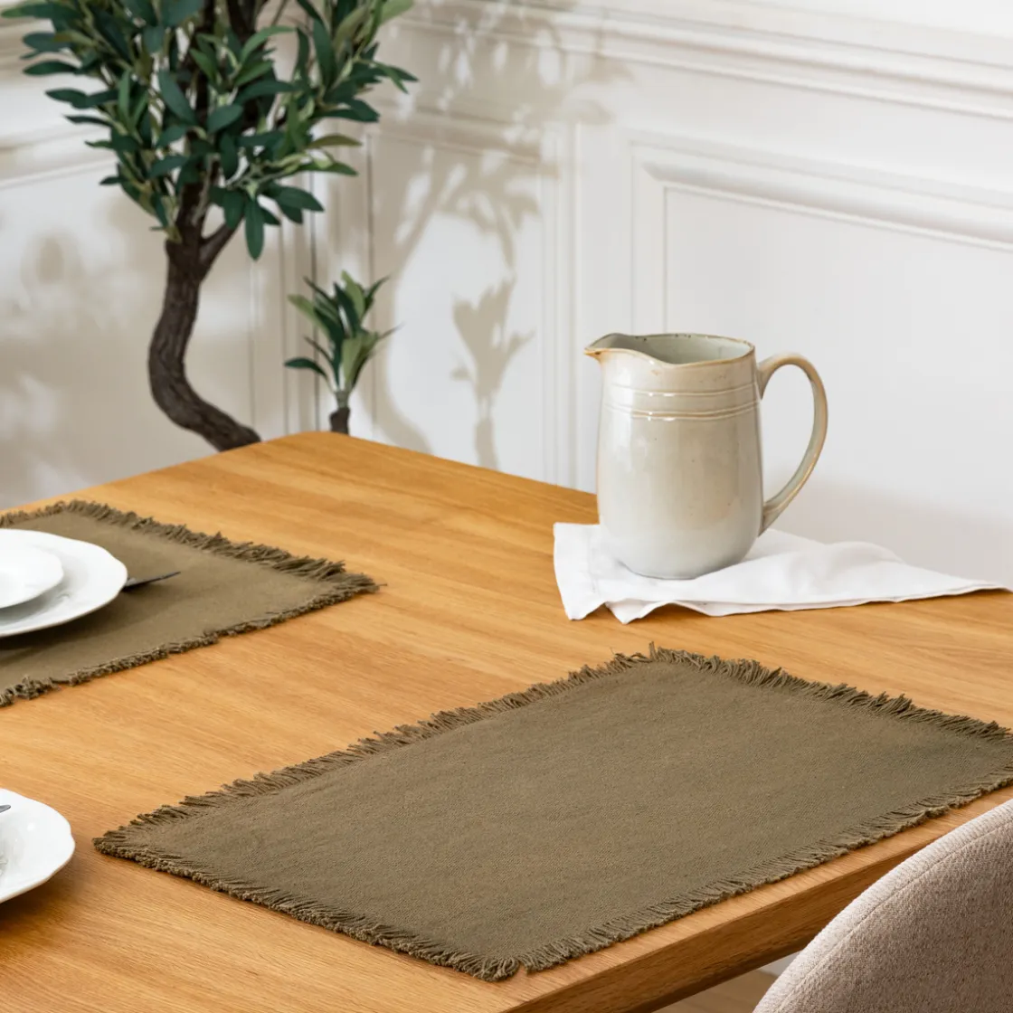 ATMOSPHERA Set de table "Maha", coton Best