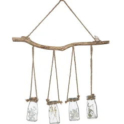 ATMOSPHERA Suspension de 4 fleurs sechées