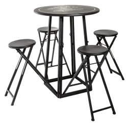 ATMOSPHERA Table 4 chaises d'extérieur Hot