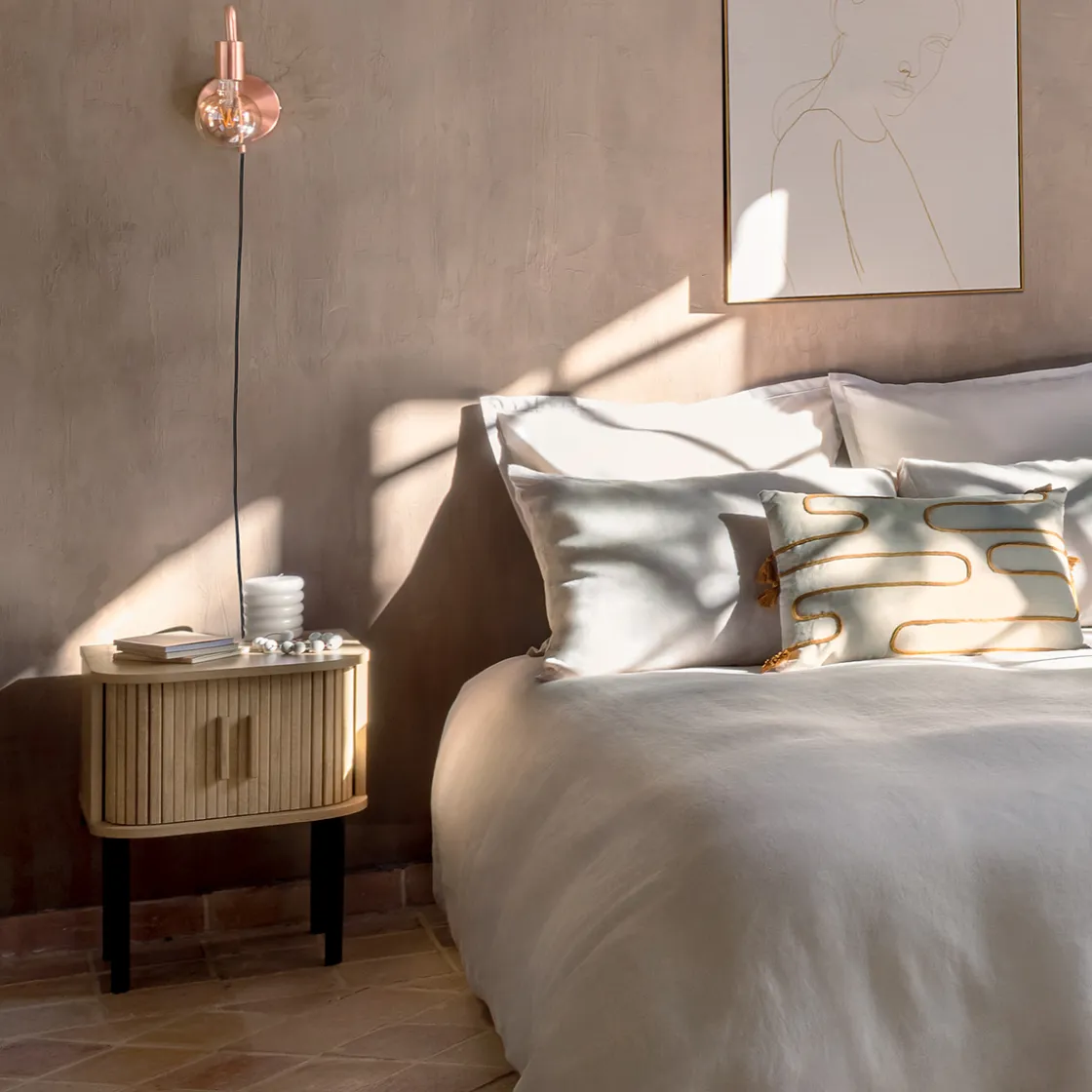 ATMOSPHERA Table de chevet "Colva" Discount