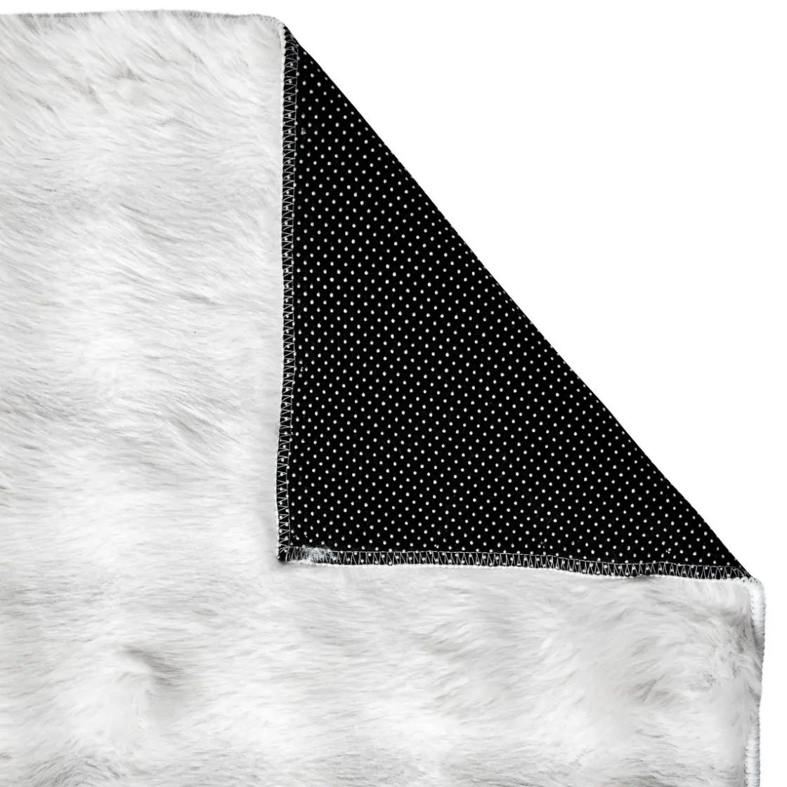 ATMOSPHERA Tapis fausse fourrure 3D "Zephy"