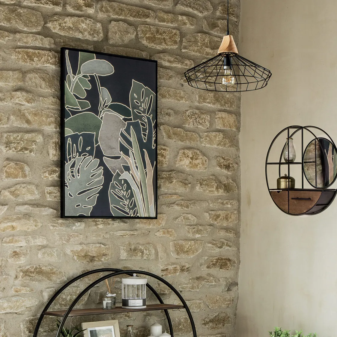 ATMOSPHERA Toile encadrée "Emma" Hot