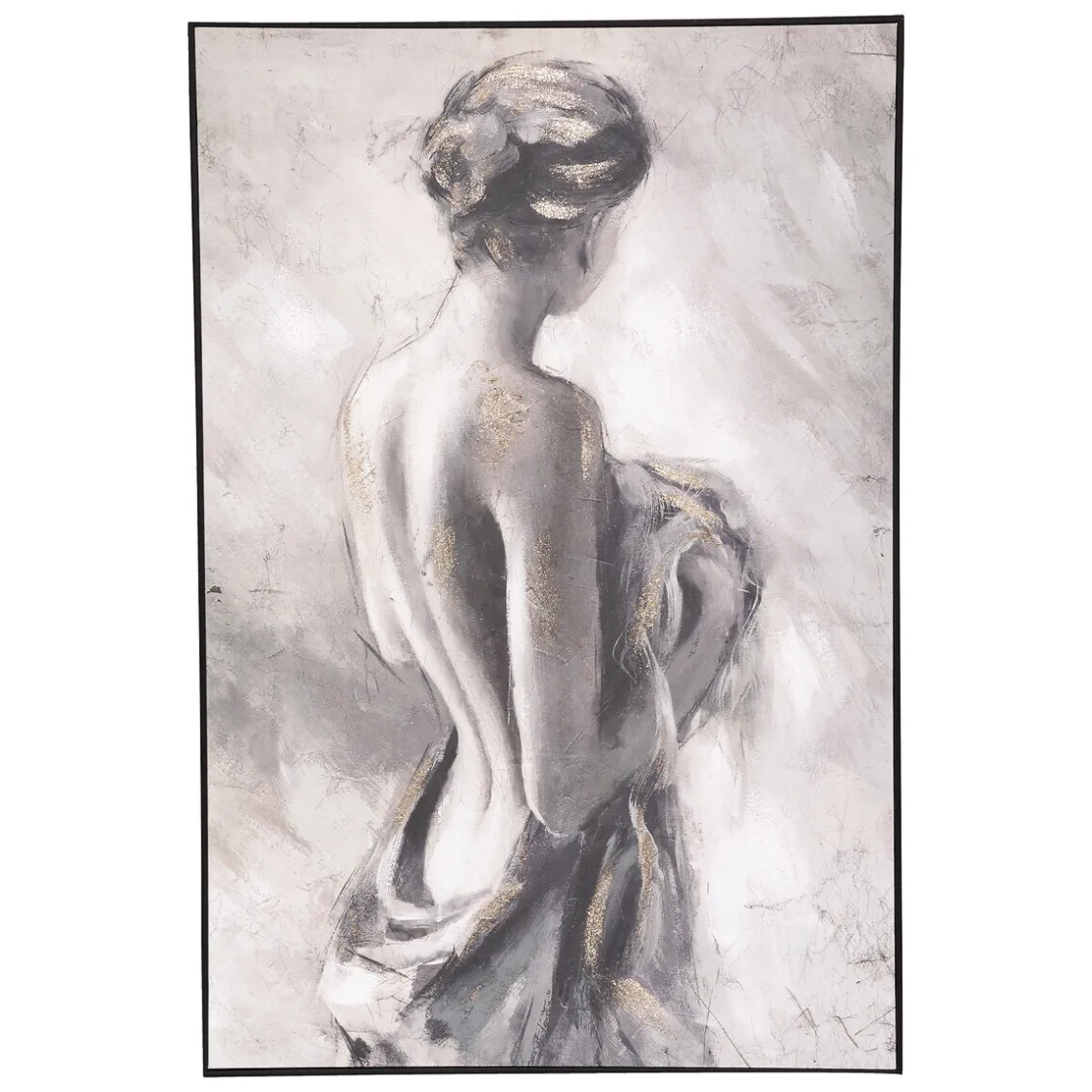 ATMOSPHERA Toile peinte encadrée "Naked" Hot