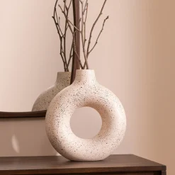 ATMOSPHERA Vase céramique "Florie" New