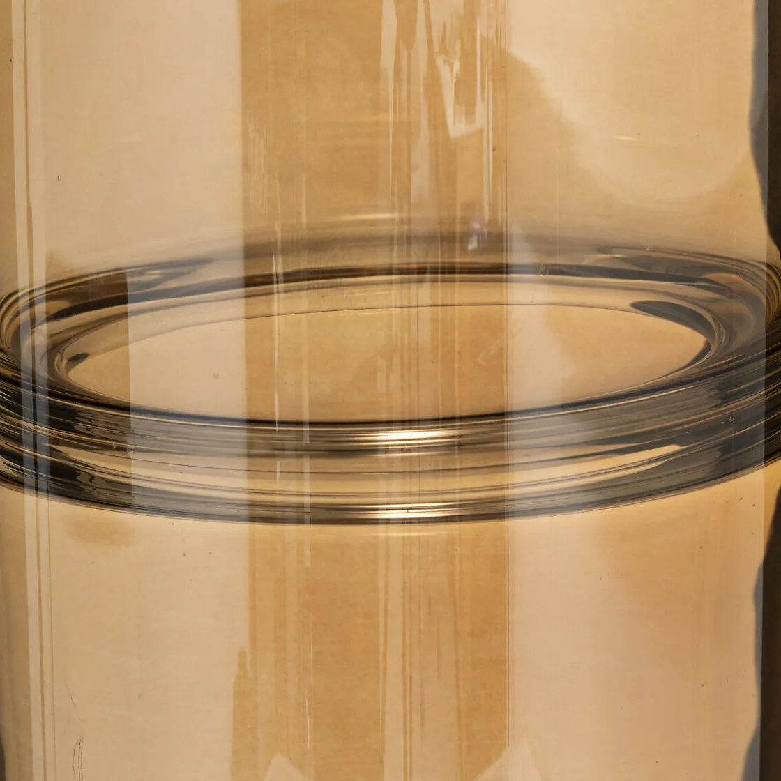 ATMOSPHERA Vase plat "Line", verre Outlet