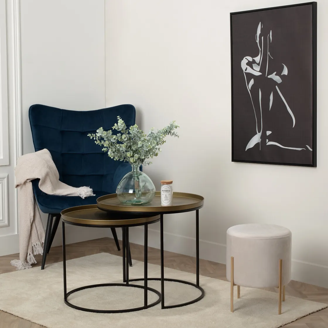 ATMOSPHERA Vase rond verre recyclé Discount