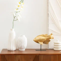 ATMOSPHERA Vase strié "Fernan" Hot